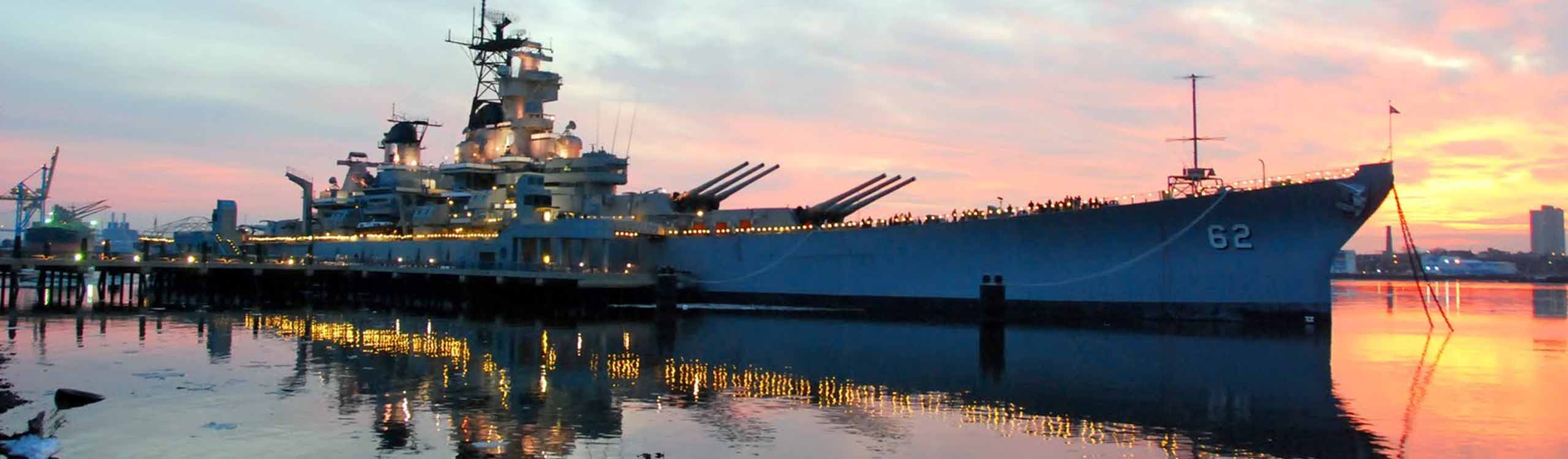 Find Battleship New Jersey in our Location Photo Library 